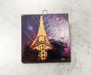 Obrazek Kafelek Płytka zawiesz 10x10cm replika Wieża Eiffla Mvcha Nie Siada