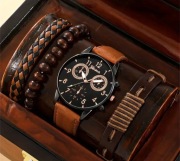 Zegarek kwarcowy Męski + 3 Bransoletki