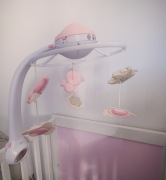 Karuzela do łóżeczka 3w1 projektor lampka 