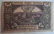 Notgeld - Gutschein, Austria, Eberschwang, 20 Heller, 1920