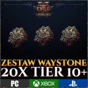 Path Of Exile 2 Zestaw Waystone 20x t10+ Nowa Liga Third Edict Abyss