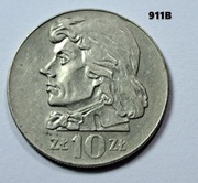 10 zł Tadeusz Kościuszko z 1972 roku ładna moneta nr. 911B