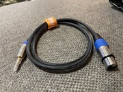 PRZEWÓD KABEL XLR ŻEŃSKI - JACK 3.5MM 1M