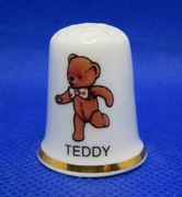 Naparstek Kolekcjonerski Porcelanowy Miś Teddy 