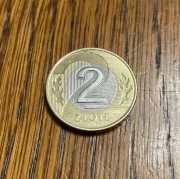 Moneta dwa złote 