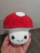 Muchomorek,grzybek na szydełku