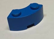 Lego 85080 narożny zaokrąglony niebieski - 3 sztuki !