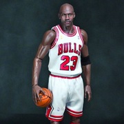 Michael Jordan #23 1/6 Enterbay white NBA Bulls