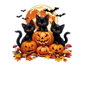 Naprasowanka Halloween Aplikacja żelazkiem zestaw 10 cm 