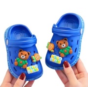 Nowe piankowe dziecięce chodaki klapki typu crocs na basen kapcie 15,3cm