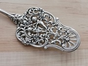 SREBRZONA ŁOPATKA DO CIASTA ŚRODEK STOŁU AMORY PUTTO NIEMCY 1900-1940r