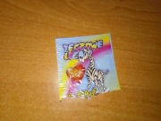 Wawel Tęczowe lizaki owocowe Zebra puste opakowanie