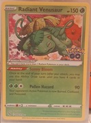 Karta Pokemon Radiant Venusaur 004/078 Pokémon GO