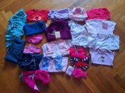 Mega paka duży zestaw dla dziewczynki 56-74 25 sztuk, w tym też nowe