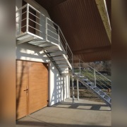 Schody zewnętrzne krata wema 