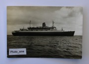 1072 - Pocztówka z zdjęciem statku pasażerskiego ,,STEFAN BATORY"