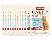 Mokra karma dla kota Animonda Carny Adult Kurczak + Tuńczyk 12x85g zestaw