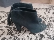 Botki Clarks zielony morski 39 24,5