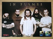 In Flames - Duży plakat XL z 2008 r. - Format A2 (ok. 55 x 40 cm) - NOWY!