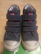 Gaspar trzewiki półbuty granat skóra naturalna r. 29 wkładka 18,5 cm