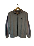 Bluza u.s. polo assn rozpinana szara z logiem m