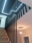 Balustrada harfa szklana stalowa nierdzewna