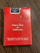 FRIARS CLUB OF CALIFORNIA Karty do gry BEVERLY HILLS 90210