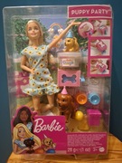 Lalka barbie Mattel urodziny szczeniaczka