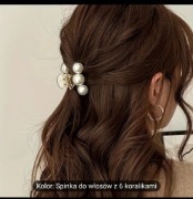 Elegancka Spinka do Włosów z Sztuczną perełką