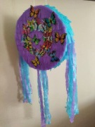 Zestaw piniata motyle Motylki+kij+imię