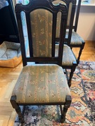 Krzesło w stylu gdańskim, używane, do renowacji (6 sztuk)