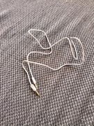 Biały kabel audio AUX minijack 3,5 mm 100 cm