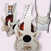 Gitara opakowanie pudełko ozdobne na alkohol urodziny imieniny 