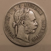 Austro-Węgry 1 floren 1892 r. - srebro 