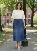 Spódnica jeansowa damska 