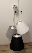 Lampa wisząca Trzy abażury Imolight Roma Mix stan idealny