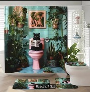 Zestaw łazienkowy Boho Czarny Kot.