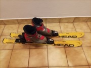 Komplet: narty 97 cm, buty 259 mm