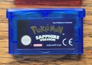 GBA. Pokemon Sapphire version. Nowy kartridż. Game Boy Advance.