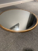 Lustro koło średnica 70 cm plus złota rama dostępne kilka sztuk 