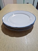 Talerze duże płaskie Chodzież porcelit 1960/70