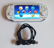 Playstation PS Vita biała PCH-1000 OLED JP przerobiona CFW Henkaku ENSO
