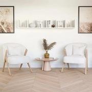 Półka ścienna Regał na ścianę Regał wiszący 23,6gł x 30szer x 150,4wys cm