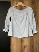 Bluzka hiszpanka w paski M/L Stile Benetton
