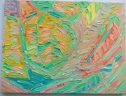 Oryginalny obraz olejny z 2012 roku Abstrakcja