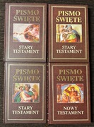Pismo Święte Stary i Nowy Testament 1-4, JAK NOWE! + 3 GRATISY JAN PAWEŁ II