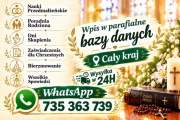 Nauki Przedmałżeńskie Zaświadczenia dla Chrzestnych Bierzmowanie Cały Kraj