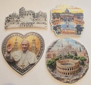 Magnes na lodówkę Watykan Włochy Rzym Roma Papież Coloseum Di Trevi(19).