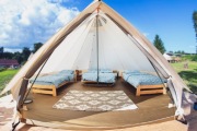 Karkonosze Glamping Komarno noclegi namioty 
