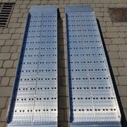 Aluminiowa Rampa Najazdowa z krawędzią boczną 2000x400mm 2szt 2x1450kg